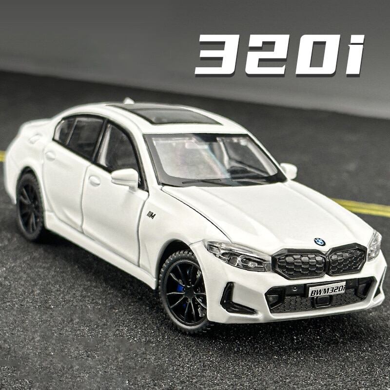 1:32 BMW 320i THE 3 2023 合金 ダイキャスト & の金属車模型音と光の