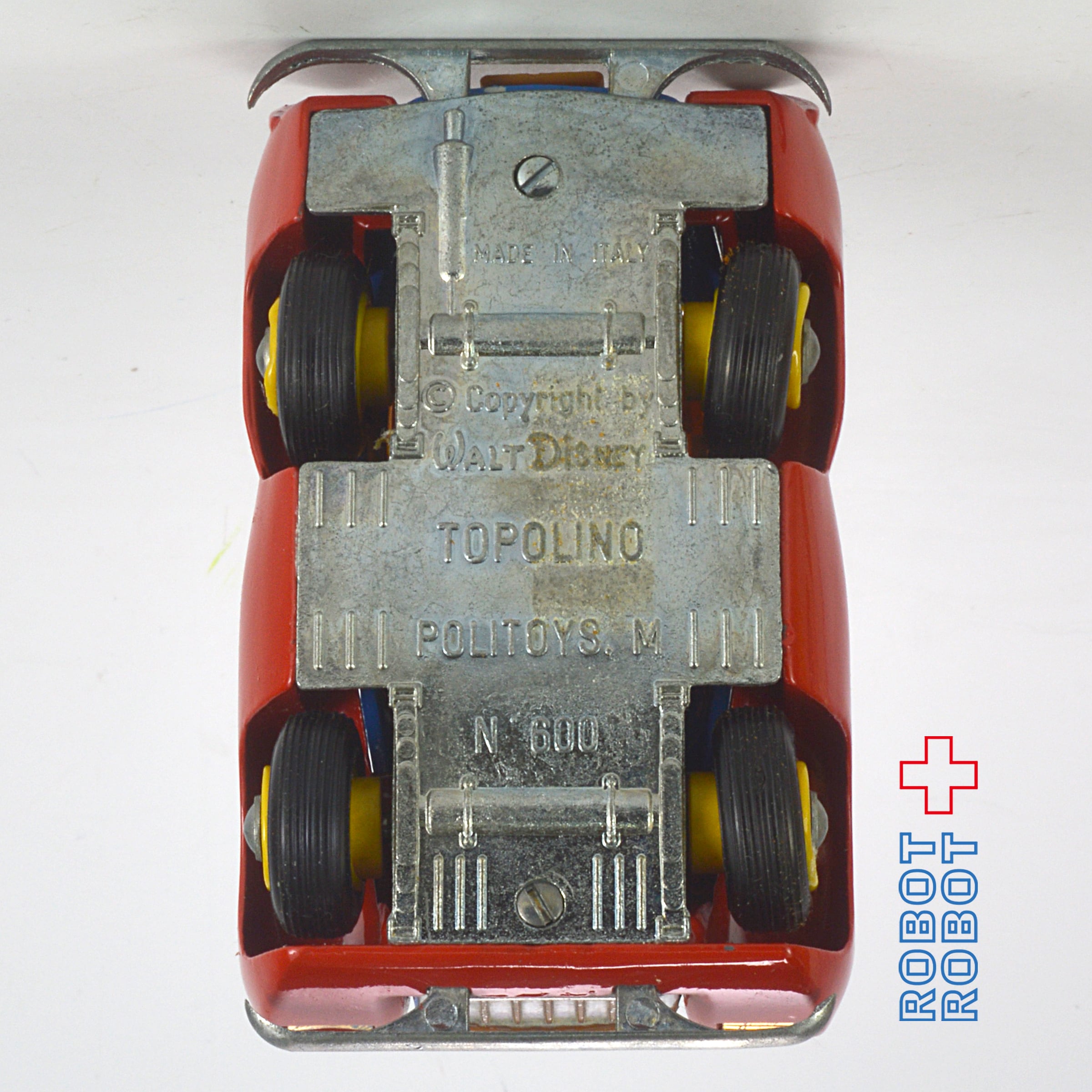 イタリアPOLITOYS ミッキーマウス ダイキャストカー ミニカー 箱付