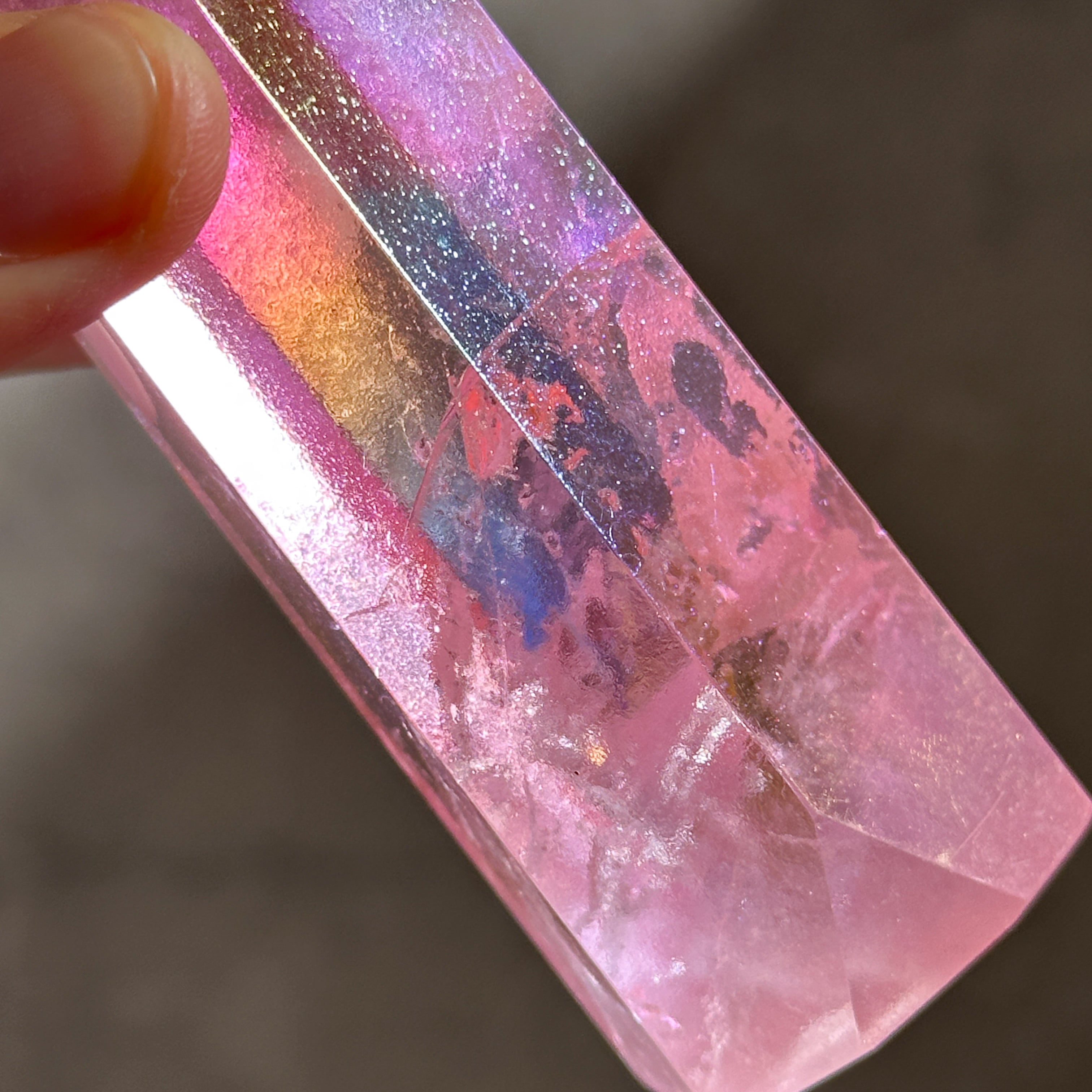 ピンクオーラクォーツ タワー52◇ Pink Aura Quartz ◇天然石・鉱物