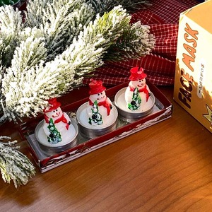【CANDLE】クリスマスシックデザインキャンドルセット