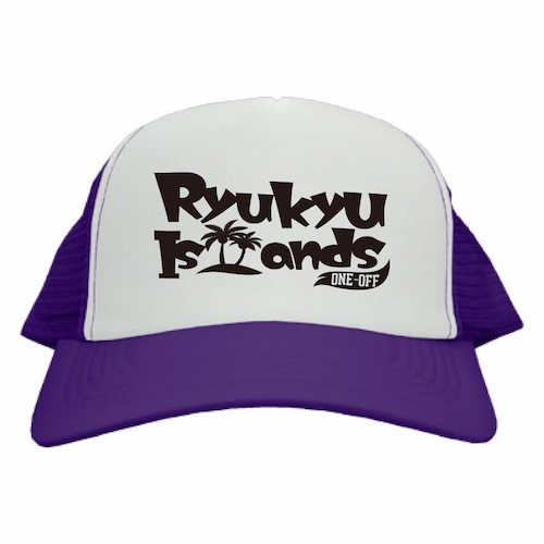 Ryukyu Islands　mesh logo cap【Purple】