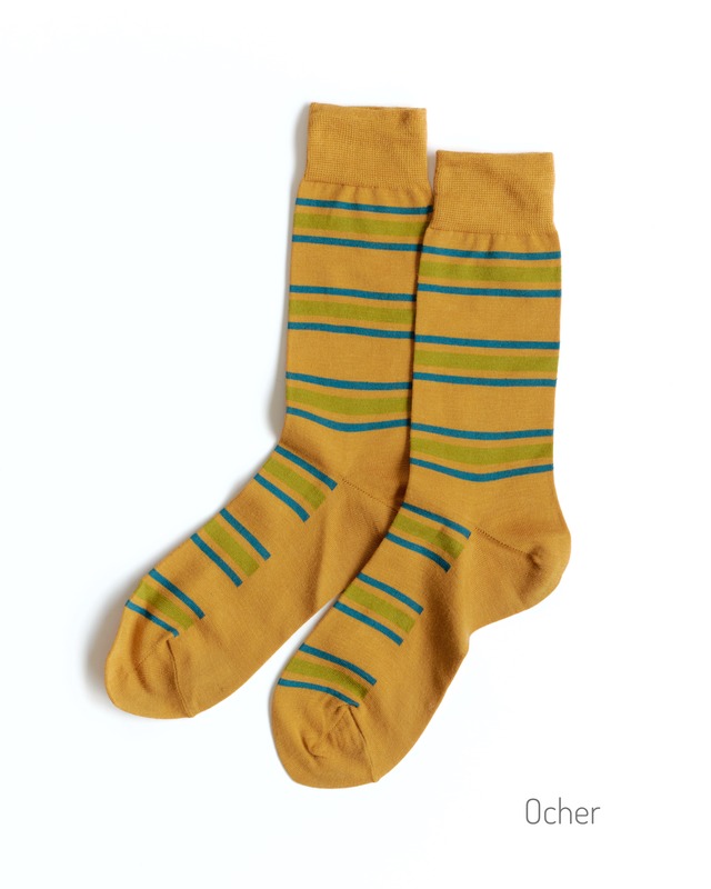 Border line wool Short men