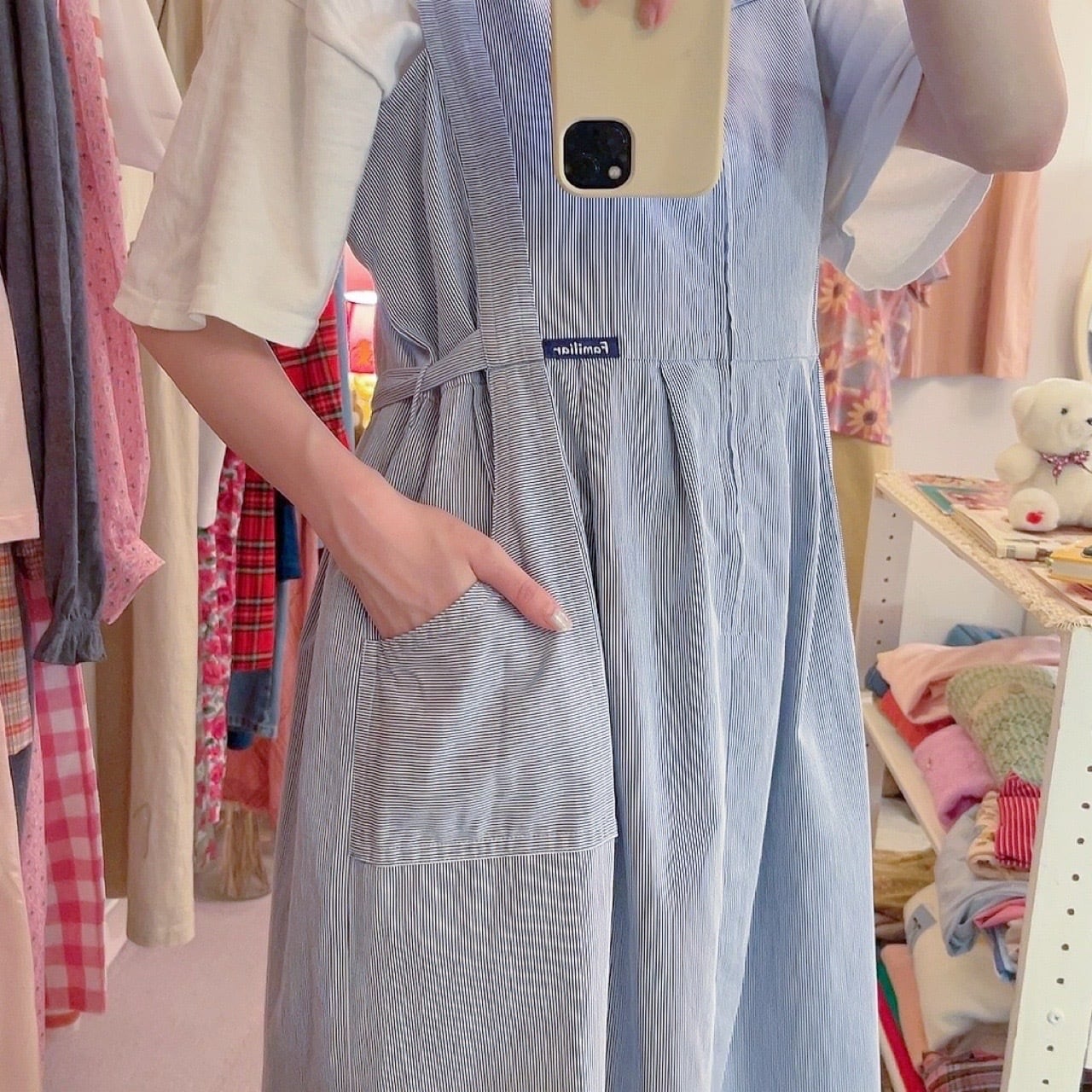 Familiar / hickory jumper skirt