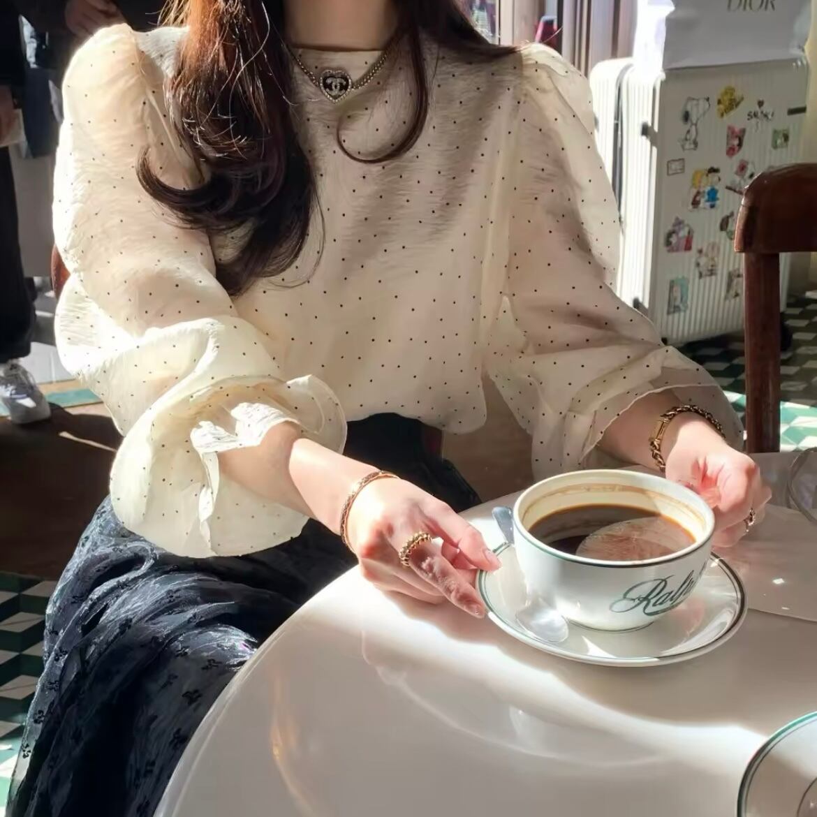 2wayリボンブラウス