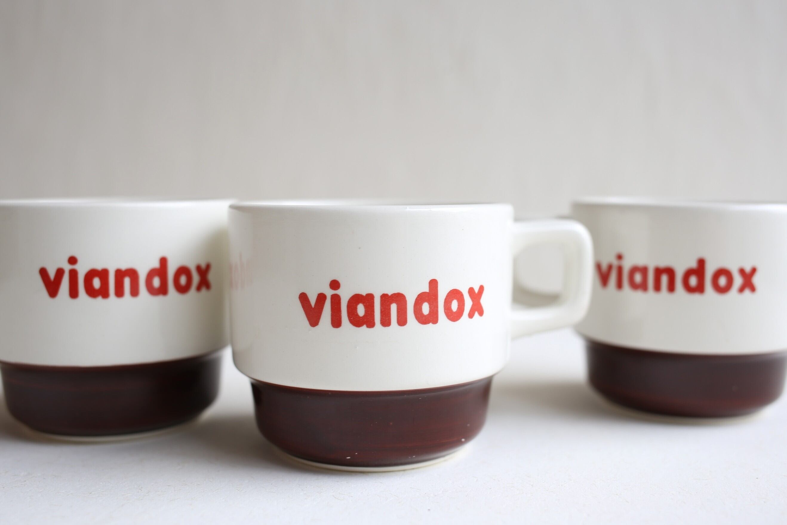 フランス アンティーク ヴィンテージ サルグミンヌ『VIANDOX』 カップ