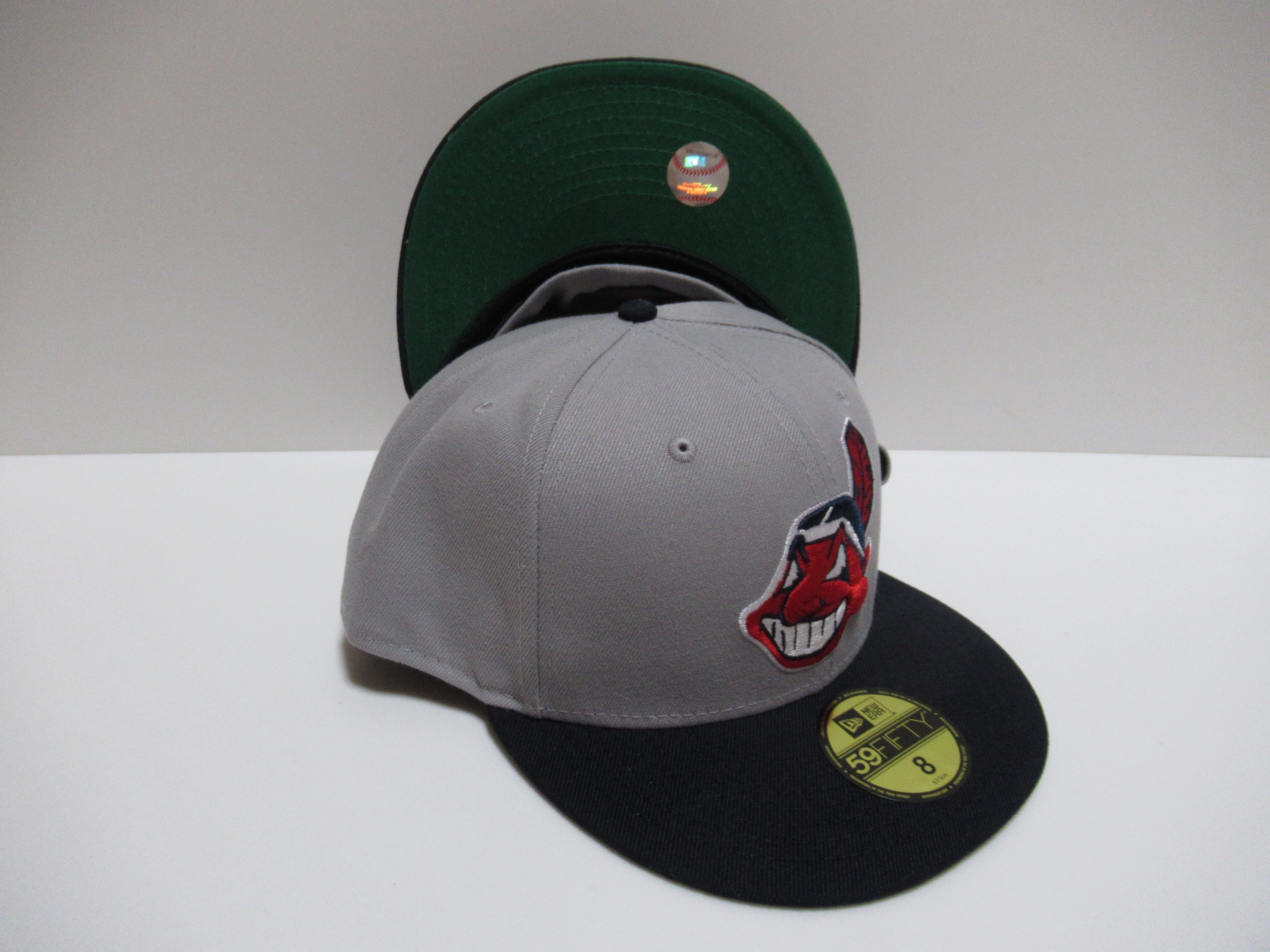 NEW ERA 59fifty Cleveland Indians インディアンス CAP Gray NEW ERA 59fifty Cleveland Indians インディアンス CAP Gray