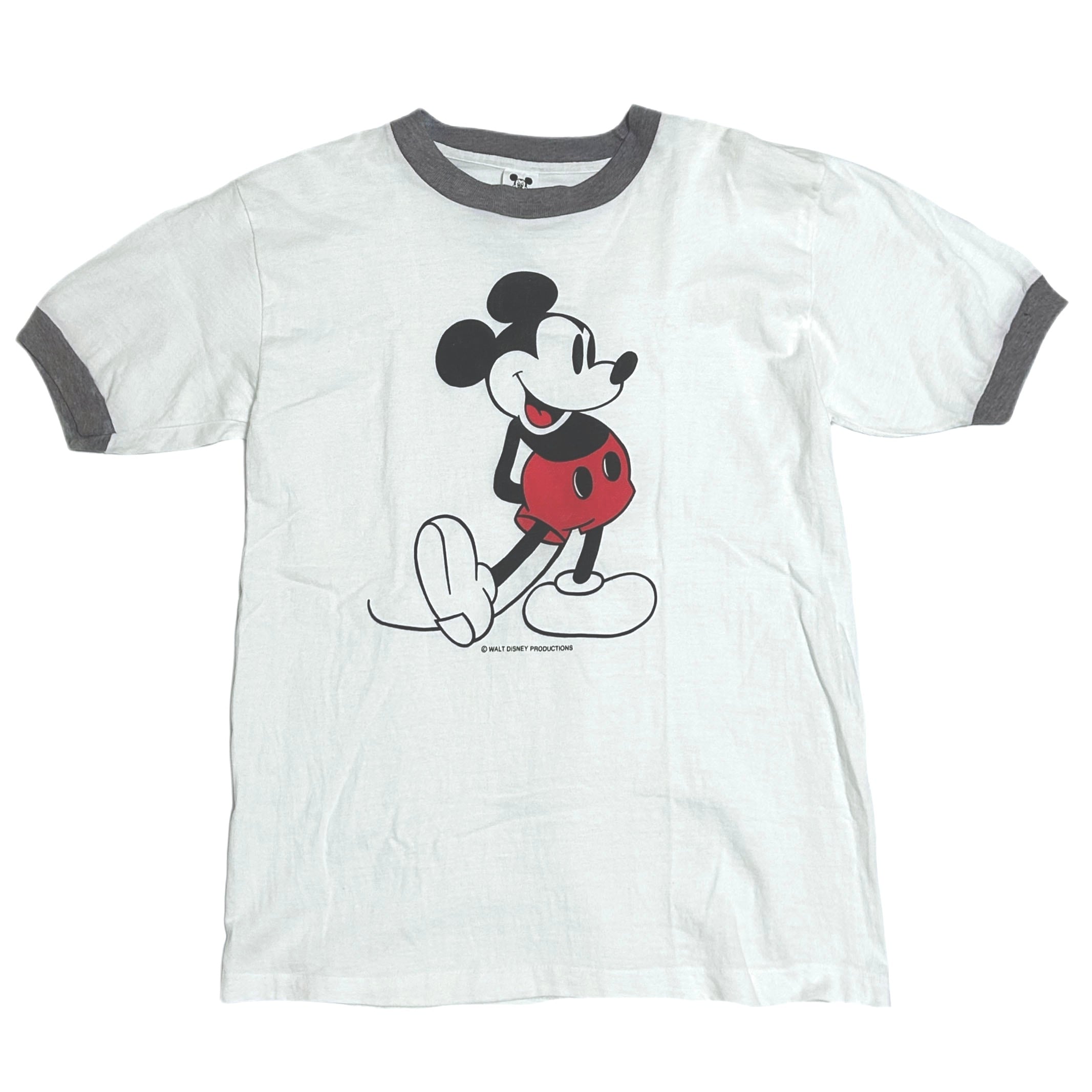 70s Walt Disney ウォルトディズニー ミッキーマウス リンガー Tシャツ ...