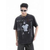 VINTAGE ストリート ダンスキング Tシャツ T1698
