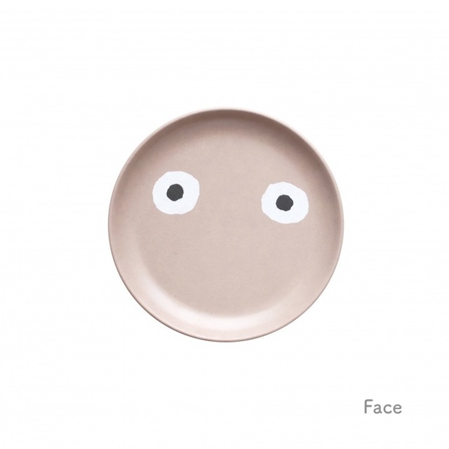 【Goma】 バンブープレート (S)「Face」