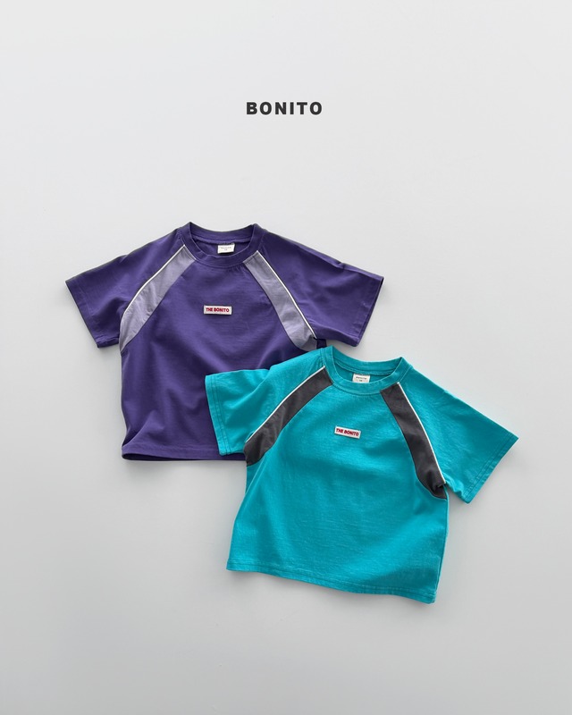 raglan color block tee【BONITO】※5月下旬〜6月上旬発送予定
