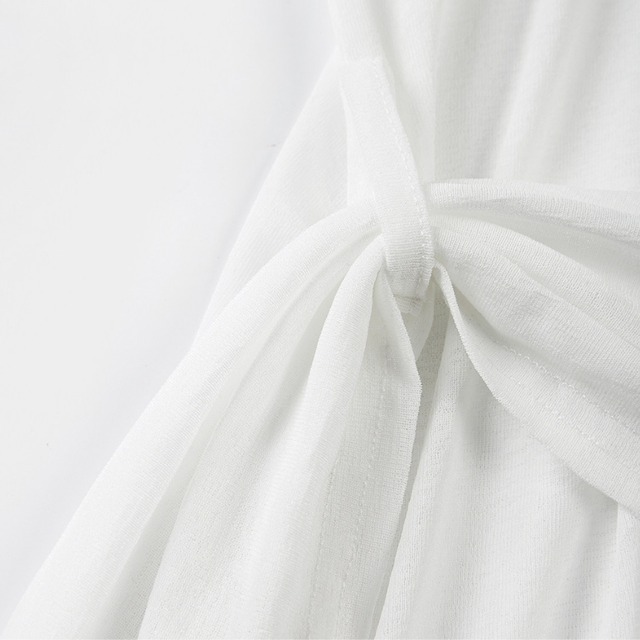 asymmetrical cut-and-sew top　J00519