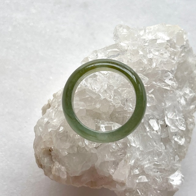 翡翠　リング　9号　4265