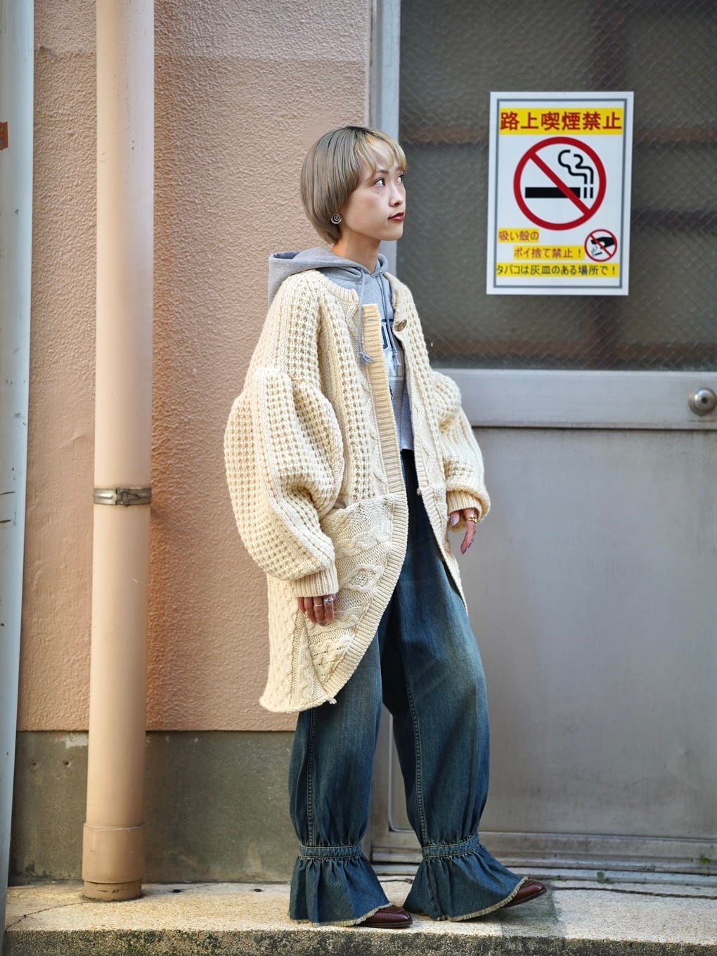 77circa(ナナナナサーカ) “circa make tyrolean fisherman sweater③”