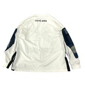 【tshirts109】XLsize indigo number T-SHIRTS WHITE