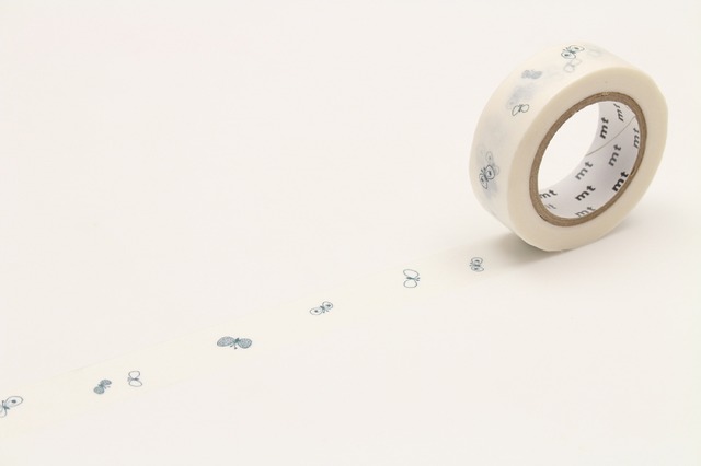 ミナペルホネン×mt　 choucho logo・navy　15mmマステ　MT11