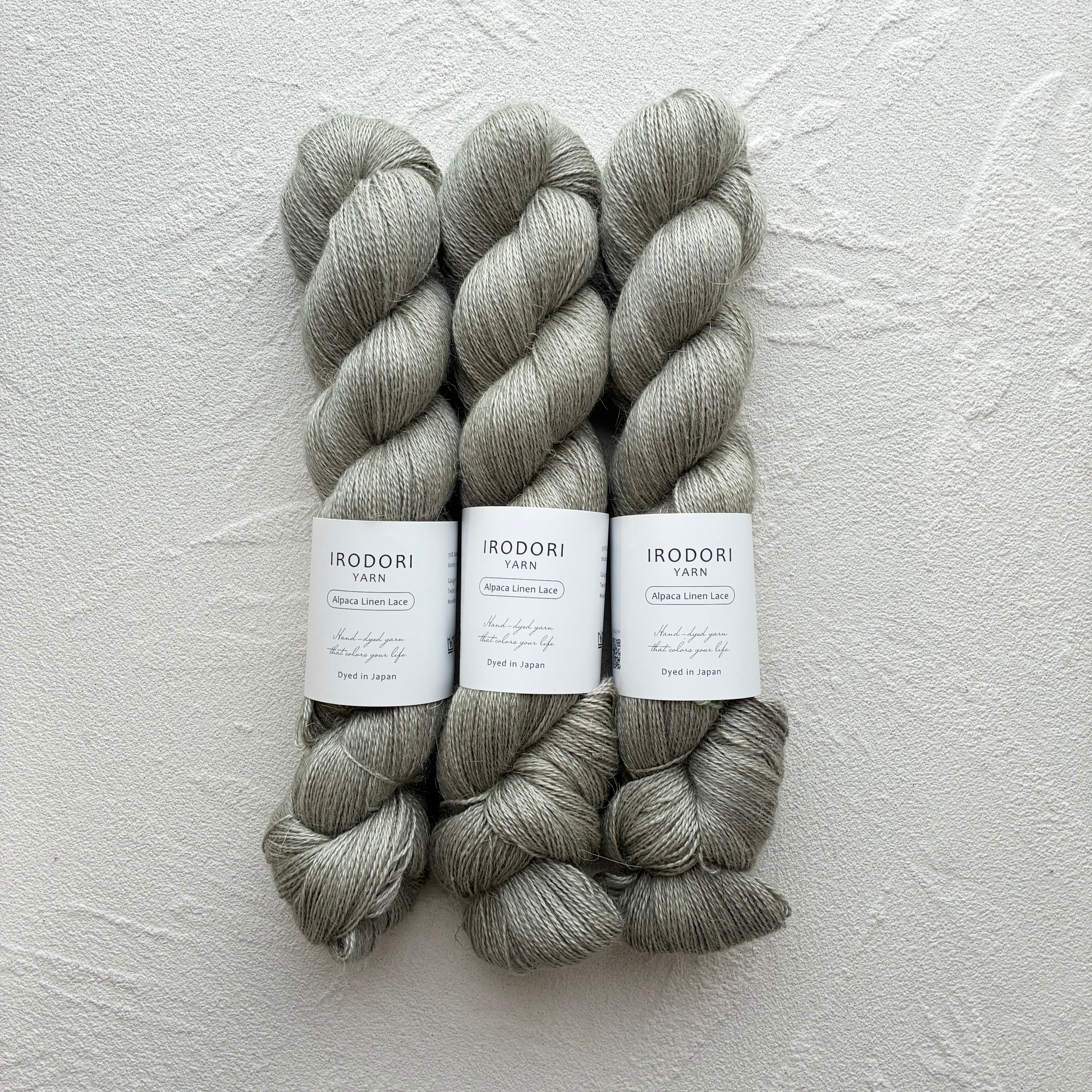 Alpaca Linen Lace | IRODORI YARN | 手染め毛糸と編み物のオンライン