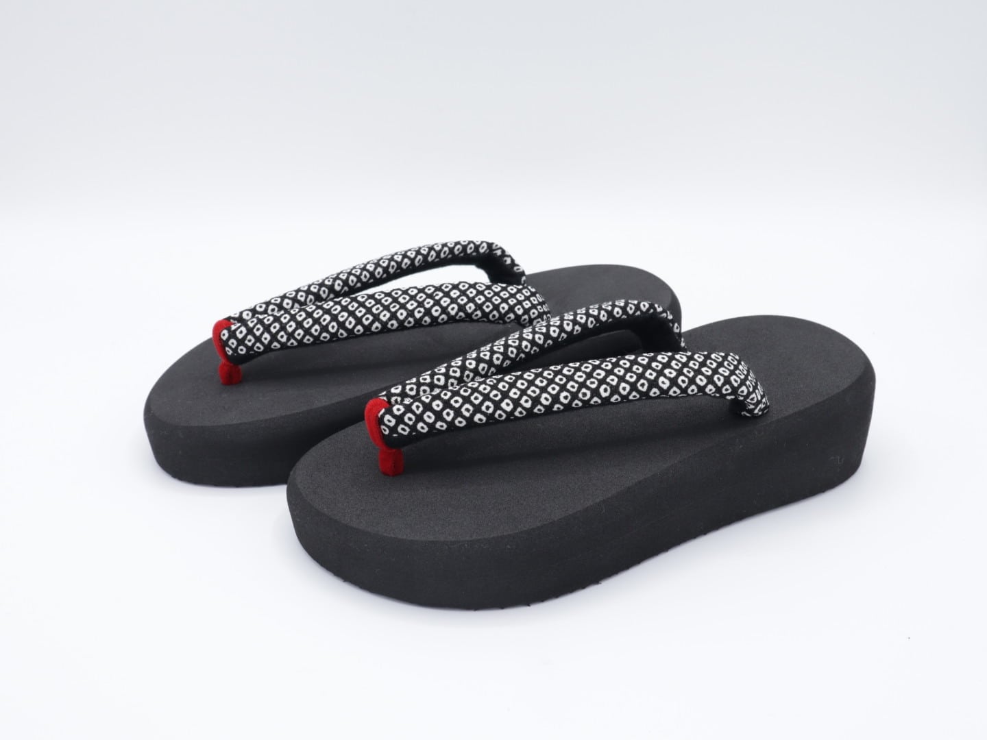 ポンダル 鹿の子ブラック