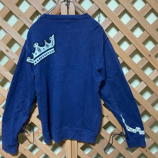 old stussy ステューシー スタジャン ネイビー 古着 90s スタジャン ...