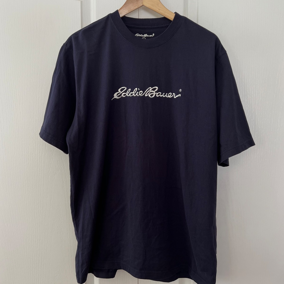 Eddie Bauer エディーバウアー 半袖 Tシャツ L ネイビー | 古着屋 RAF 