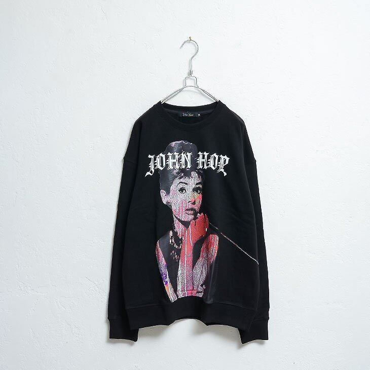 Hepburn print Sweatshirt | JohnHop(ジョンホップ) 公式｜ジャック