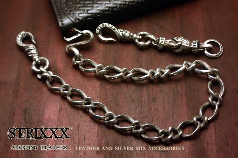 18 シェイクハンドキーチェーン | STRIXXX sterling leather