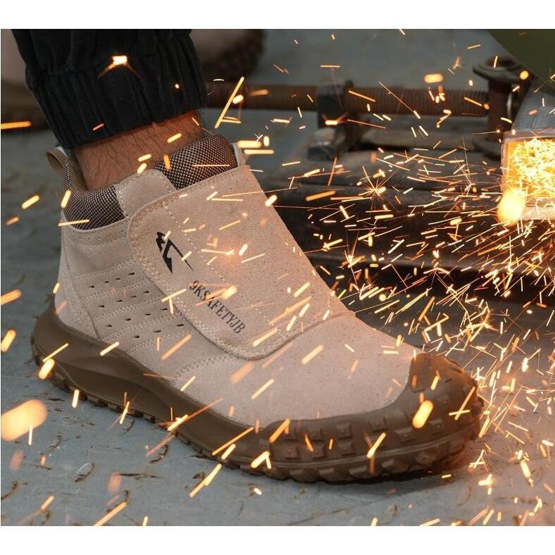 安全靴 作業靴 スニーカー メンズ セーフティー シューズ ワーキングシューズ おしゃれ カジュアル 春夏 秋冬 快適性 耐摩耗 防滑 高いグリップ性 衝撃吸収 メンズ セーフティシューズ 作業靴ワークブーツつま先保護スニーカー