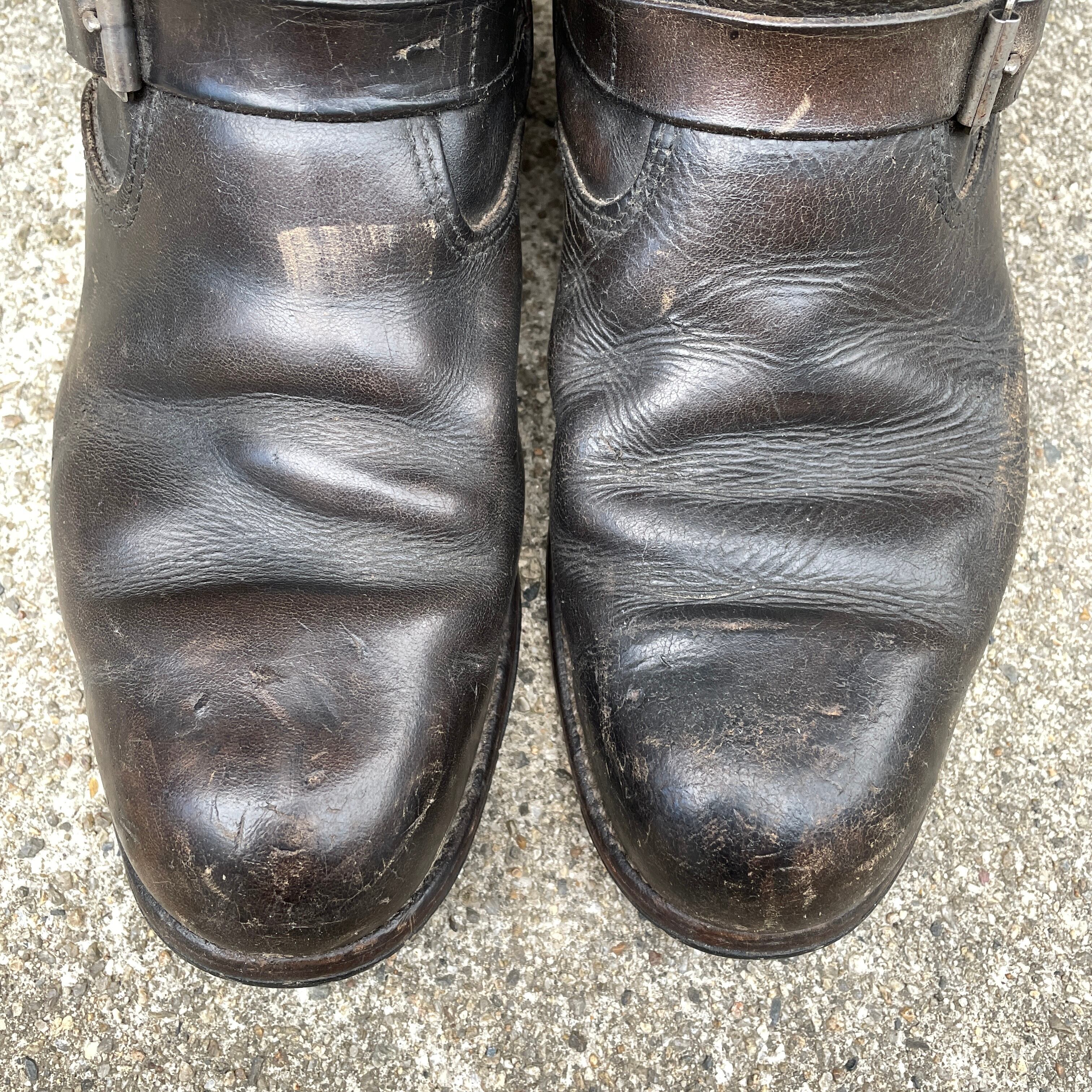 オンライン再販業者  シアーズ　ブーツ　革靴　レザー　エンジニア　ブラック　黒　オールド Sears ブーツ