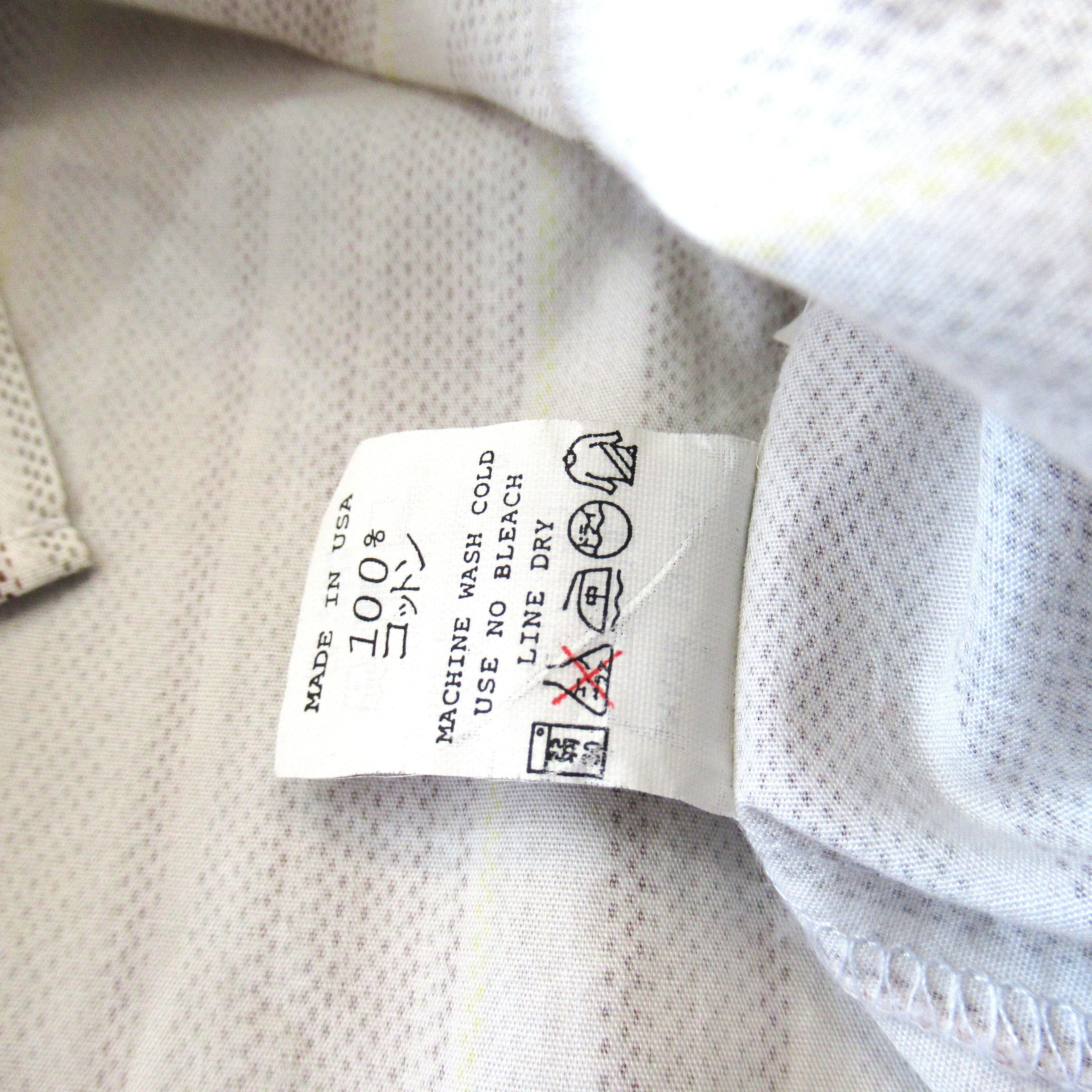 90S Old Stussy Stripe S/S Shirt【M】 | drop by