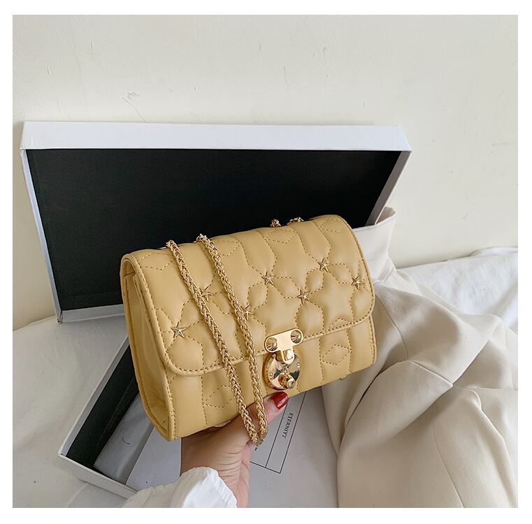 eignレディースバッグ2020ニューウェーブサマーワイルドチェーンバッグショルダーメッセンジャーバッグ刺繍糸ファッションスモールスクエアバッグ Tiancai_Wing_Bag3097438