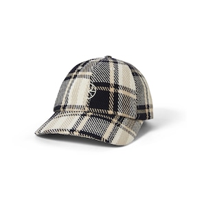 POLAR SKATE CO. STROKE LOGO FLANNEL CAP NAVY