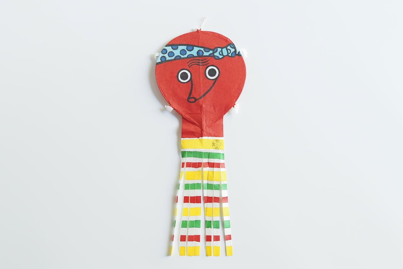 「タコ」ミニ 13.5×34cm 孫次凧