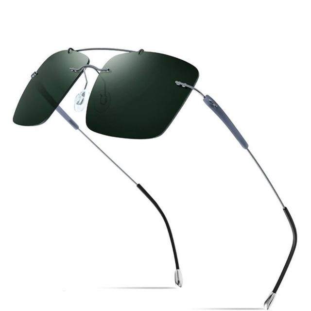 【TR0312】Ultralight Screwless Square Sunglasses
