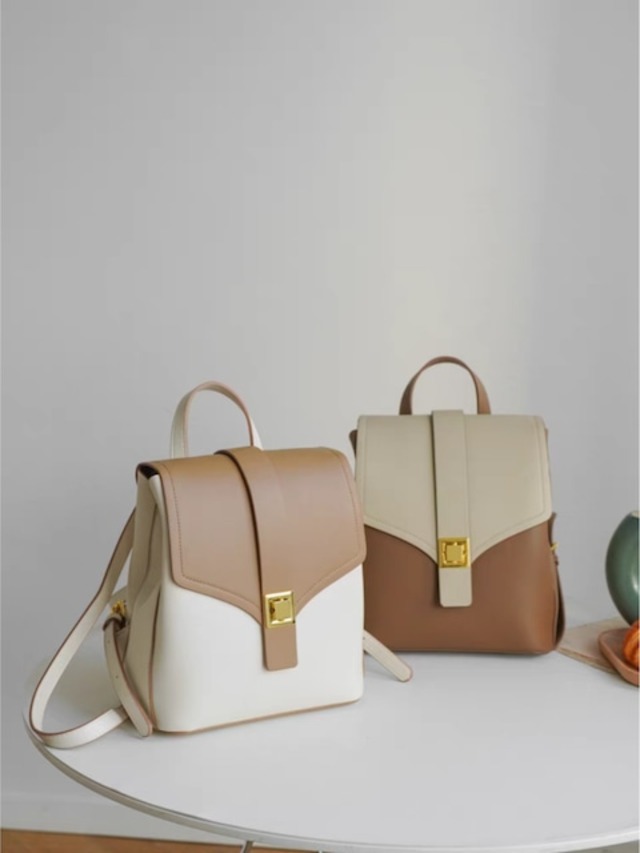 Soft PU Leather Backpack  L0491