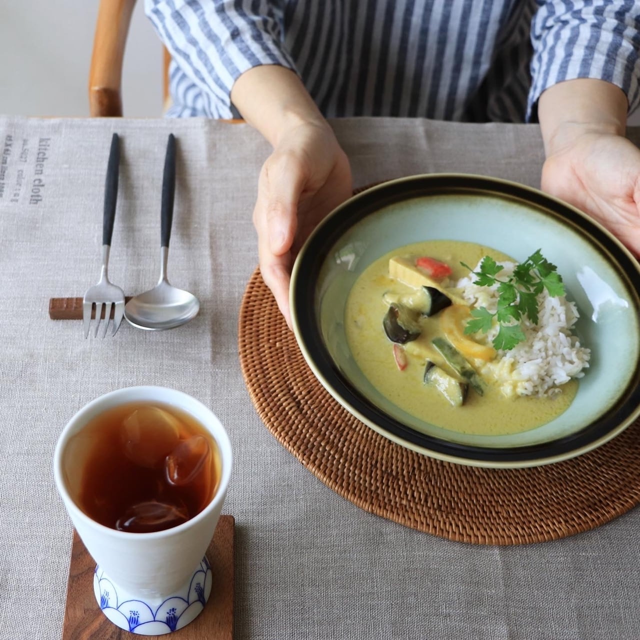瀬戸焼 IZUMI カレー皿 | TSUBAKIGAMA