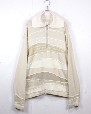 【Caka act2】90’s “BLUE WILLI’S” Vintage Indigo Dyed Cotton Knit