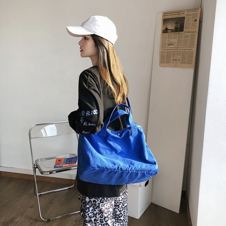 トートバッグ キャンバス レディース 大容量 帆布 2wayバッグ