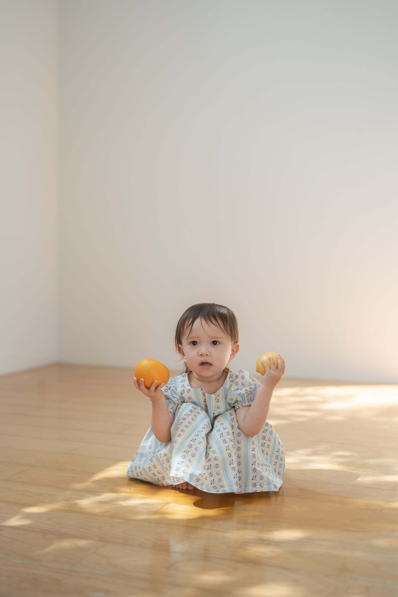 【即納】Tiny Tiny Doors / Short Sleeve Dress - Tsubame Stripe