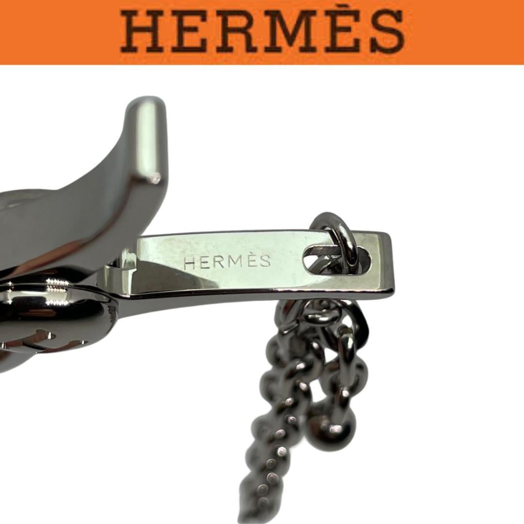 HERMES エルメス グローブホルダー フィルー メタル シルバー金具