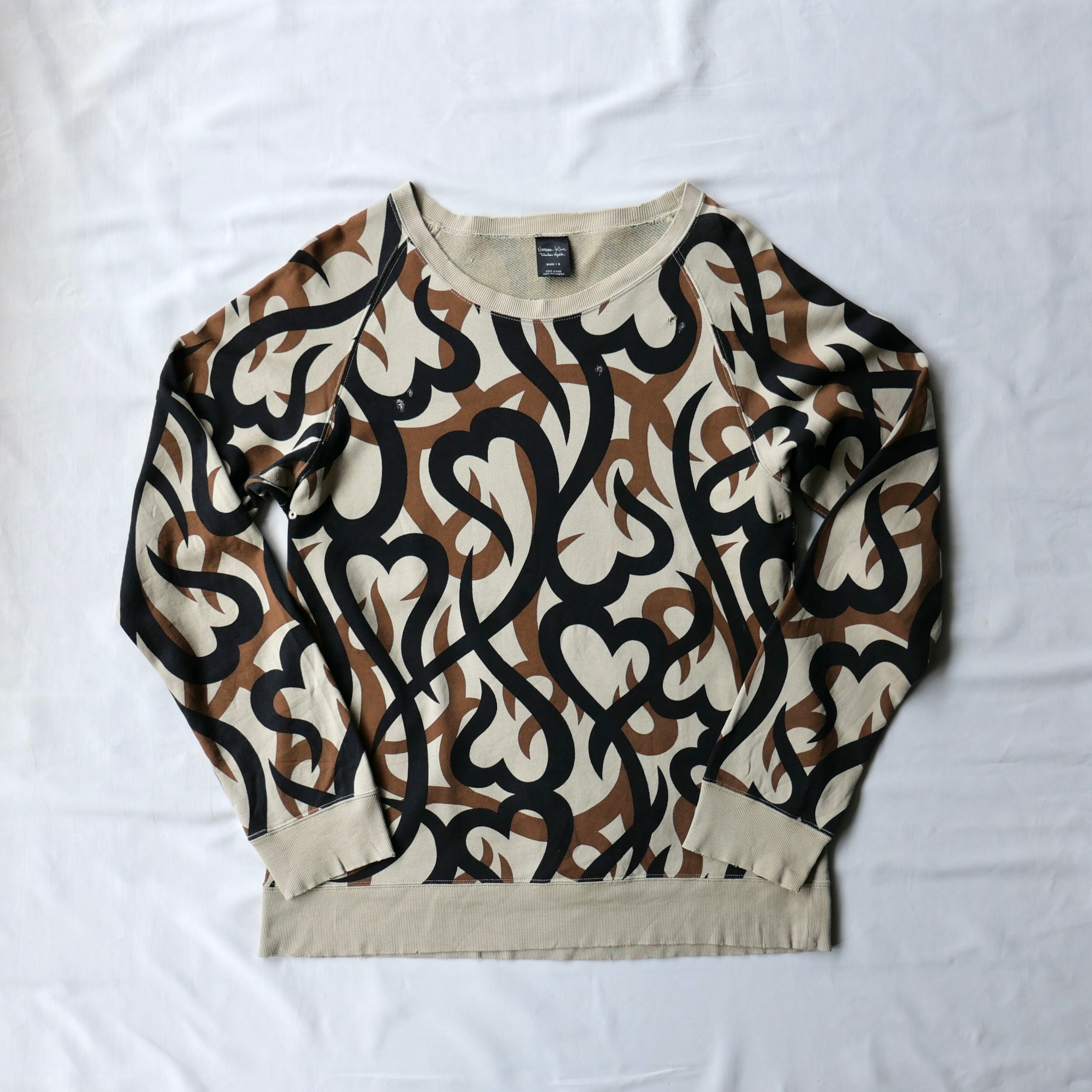 Number (N)ine 2004AW GIVE期 HEART TRIVAL SWEAT SHIRT | safarionline