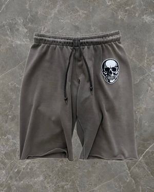 "Number (N)ine 04SS" skull wappen design short pants
