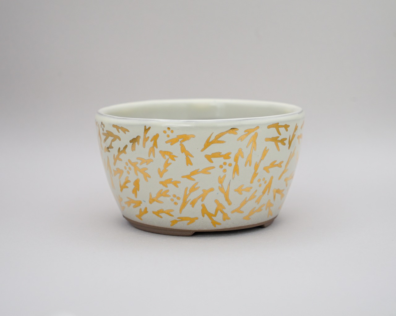KINSAI POT / 金彩絵付鉢 (一点物) - 4