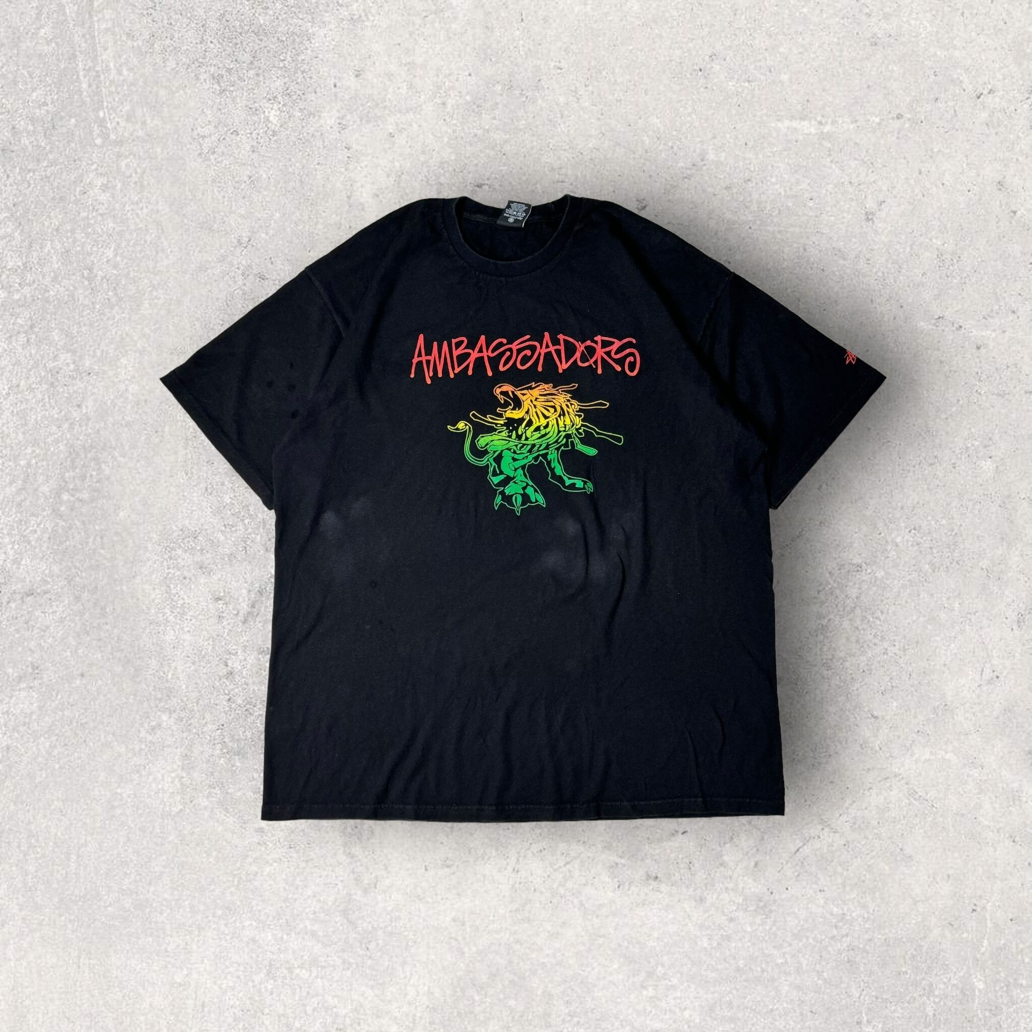 "00's STUSSY" print t-shirt