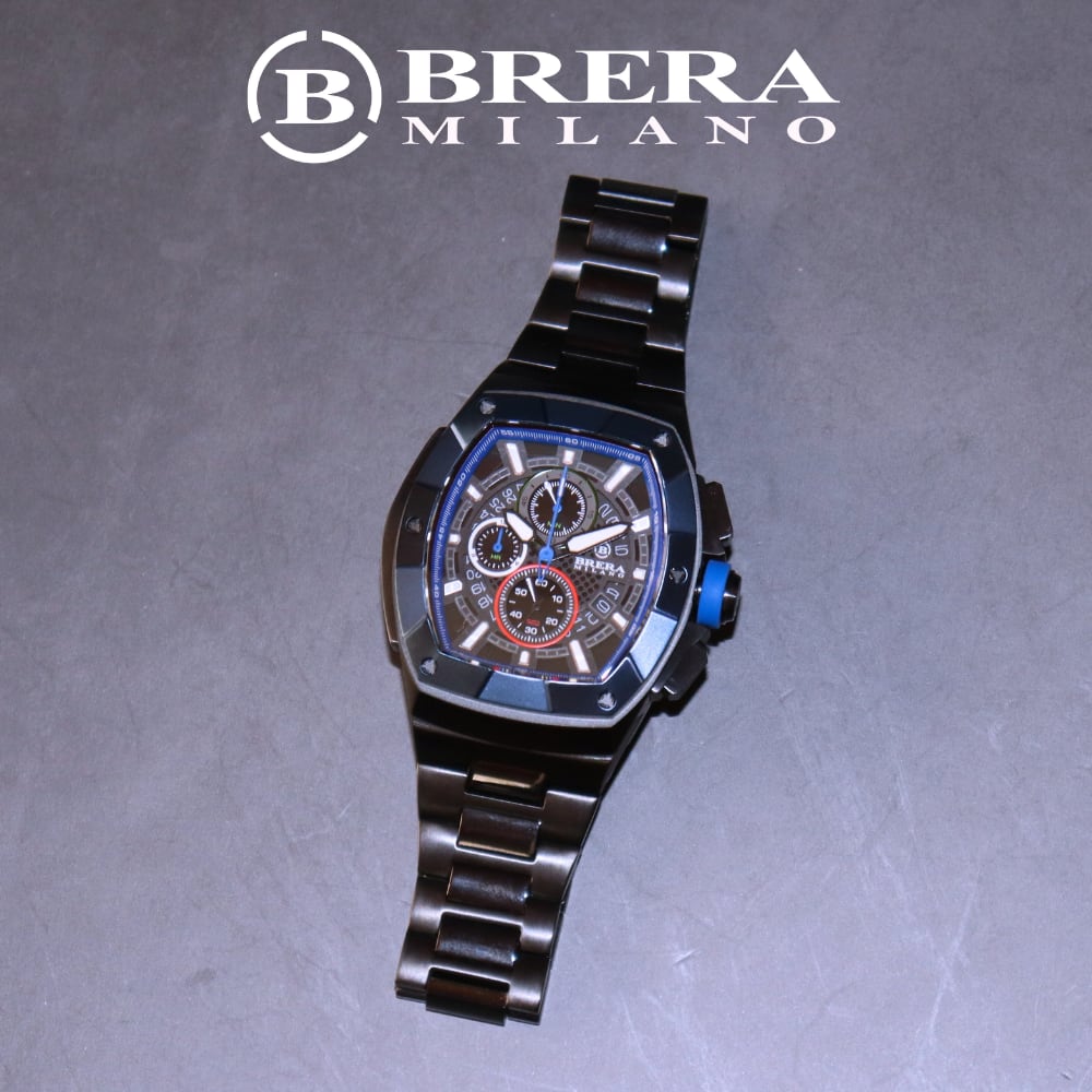 BRERA MILANO SUPERSPORTIVO TONNEAU QUARTZ CHRONOGRAPH