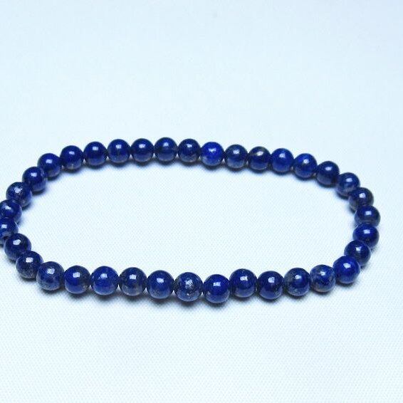 ラピスラズリ ブレスレット 5mm 一点物 メール便可 [M便 1/10] 111-48284
