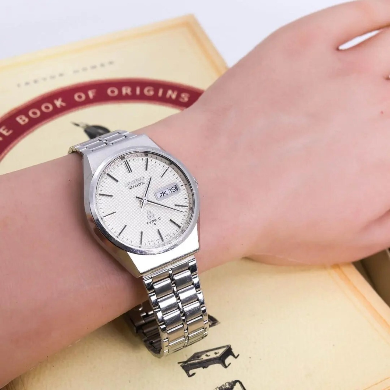 SEIKO ひっぱり キングクォーツ 稼働美品 トノー型