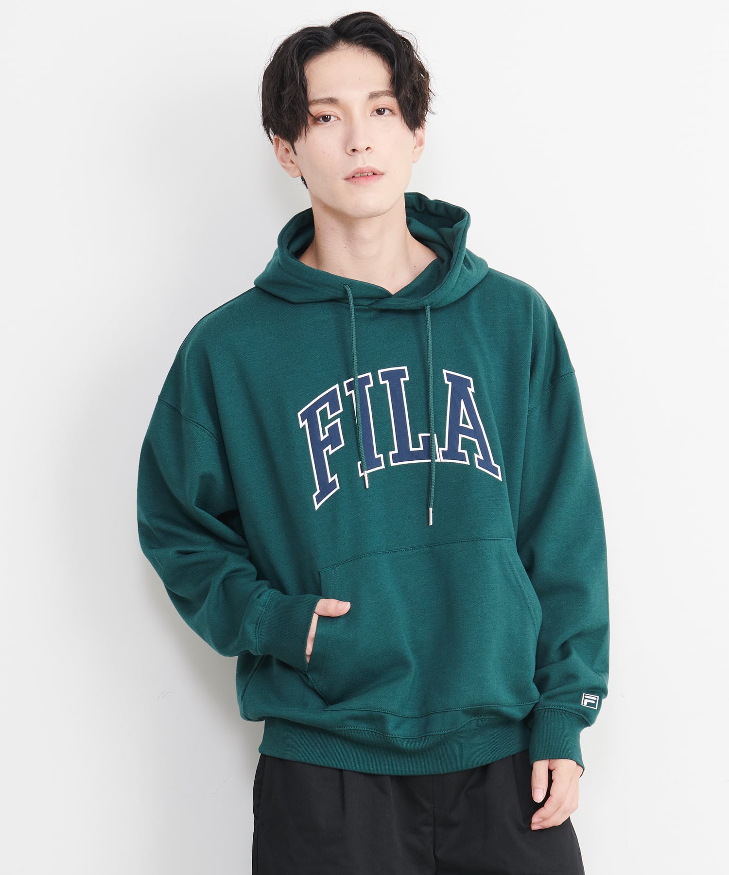 【FILA/フィラ】パーカー WEB限定 ブランド カレッジロゴ 