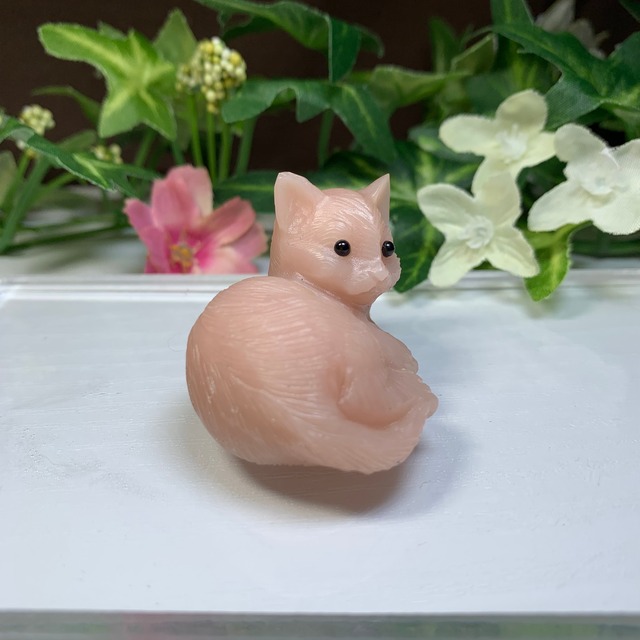 17.ピンクオパール猫・インテリア