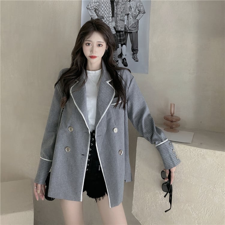 超人気インスタグラムで話題 INSスタイル 秋 ファッション スーツ コート 薄い 長袖 怠惰な風