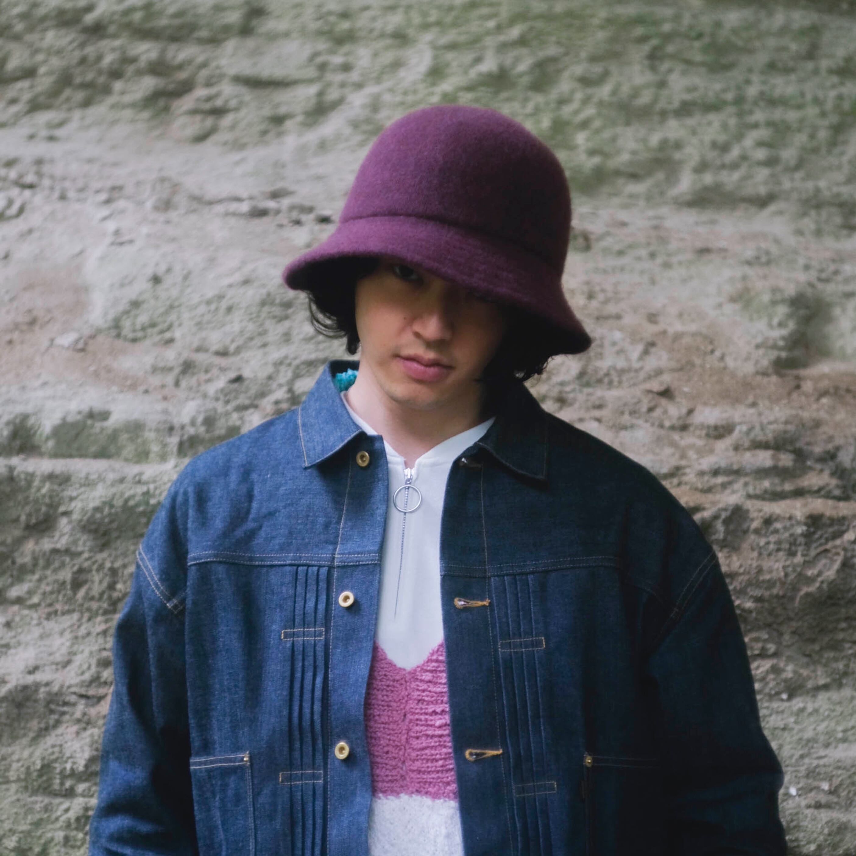 SOLARIS&CO. ANGORA WOOL BELL HAT 