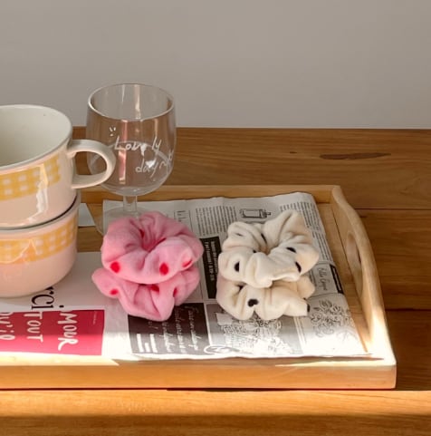 予約【hugmemore】Ppippi Scrunchie (2color)